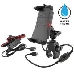 Ram Mount QuickGrip Waterproof Wireless Charging Mount WToughClaw-small image