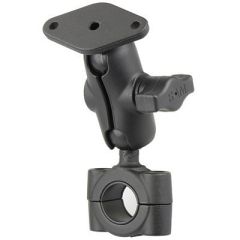 Ram Mount Ram Torque 34 1 Diameter HandlebarRail Base With 1 Ball, Short Arm And Diamond Plate-small image