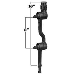 Ram Mount Adjustable AdaptAPost 16 Extension Arm-small image