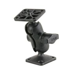 Ram Mount Composite DrillDown Double Ball Mount WRectangle Amps Plates-small image
