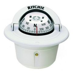 Ritchie F50w Explorer Compass Flush Mount White-small image