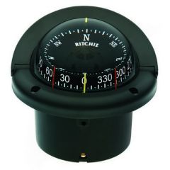 Ritchie Hf743 Helmsman Combidial Compass Flush Mount Black-small image