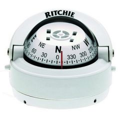 Ritchie S53w Explorer Compass Surface Mount White-small image