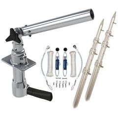 Rupp Revolution Top Gun Package W15 Telescoping Poles Complete Single Line Rigging Kit WKlickers Release Clips-small image