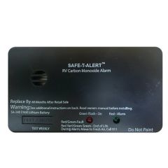SafeTAlert Sa340 Black Rv Battery Powered Co2 Detector Rectangle-small image
