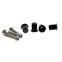 Scotty 133-16 Well Nut Mounting Kit - 16 Pack - Watersports Equipment-small image