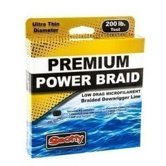 Scotty Premium Power Braid Downrigger Line 400ft Of 200lb Test-small image