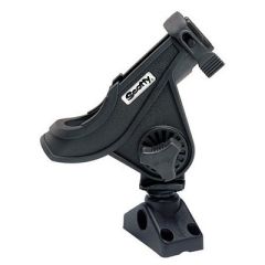 Scotty 280 Bait CasterSpinning Rod Holder W241 DeckSide Mount Black-small image