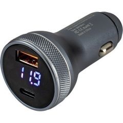 SeaDog Round Usb UsbC Power Plug WVoltmeter-small image