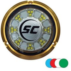 ShadowCaster Scr24 Bronze Underwater Light 24 Leds Full Color Changing-small image