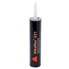 Sika Sikaflex 221 MultiPurpose Polyurethane SealantAdhesive 103oz300ml Cartridge Black-small image