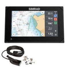 Simrad Nsx 3007 7 Combo Chartplotter Fishfinder WHdi Transducer-small image