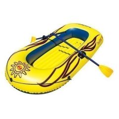 Solstice Watersports Sunskiff 2Person Inflatable Boat Kit WOars Pump-small image