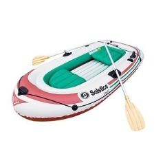 Solstice Watersports Voyager 4Person Inflatable Boat Kit WOars Pump-small image
