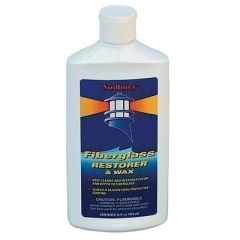 Sudbury One Step Fiberglass Restorer Wax 16oz Liquid-small image