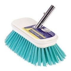 Swobbit 7.5" Stiff Brush - Blue - Boat Cleaning Supplies-small image