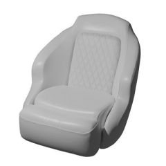 Taco Anclote Diamond Bucket Seat White-small image