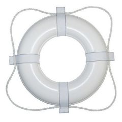 Taylor Made Foam Ring Buoy 20 White WWhite Rope-small image