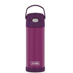 Thermos Funtainer Stainless Steel Insulated Bottle WSpout 16oz Red Violet-small image