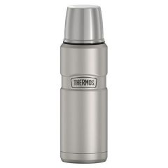 Thermos Stainless King 16oz Beverage Bottle Matte Stainless Steel-small image