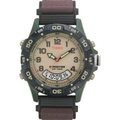 Timex Expedition Resin Combo Classic Analog GreenBlackBrown-small image