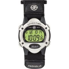 Timex Expedition WomenS Chrono Alarm Timer SilverBlack-small image