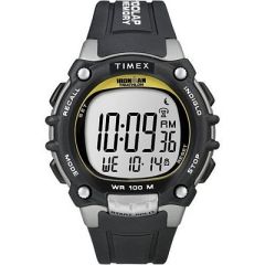 Timex Ironman Traditional 100Lap BlackSilverYellow Watch-small image