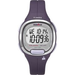 Timex Ironman Essential 10ms Watch Purple Chrome-small image
