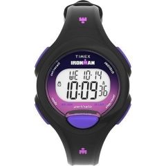 Timex Ironman WomenS Essentials 30 Black Case Purple Button-small image