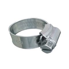 Trident Marine 316 Ss NonPerforated Worm Gear Hose Clamp 38 Band 34 Ndash 118 Clamping Range 10Pack Sae Size 10-small image