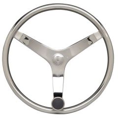 Uflex V46 135 Stainless Steel Steering Wheel WSpeed Knob-small image