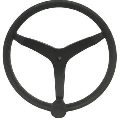 Uflex V46 135 Stainless Steel Steering Wheel WSpeed Knob Black-small image