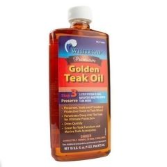 Whitecap Premium Golden Teak Oil 16oz-small image