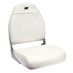 Wise Standard HighBack Fishing Seat White-small image