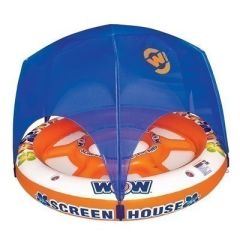 Wow Watersports Screenhouse Island Lounger 6 Person Float-small image
