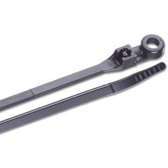 Ancor 6 Uv Black Mounting Cable Zip Ties 100 Pack-small image