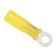 Ancor 12-10g 1/4 100 Pcs Ring Heat Shrink Connector Yellow-small image