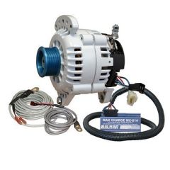 Balmar Alternator 120 Amp Kit 120v 315 Dual Foot Saddle J10 Pulley Regulator Temp Sensor-small image