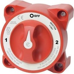 Blue Sea 11001 ESeries Battery Switch WAlternator Field Disconnect 3Position-small image