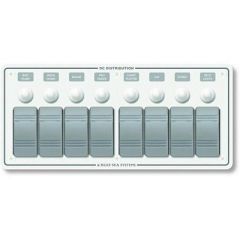 Blue Sea 8271 Water Resistant Panel 8 Position White Horizontal Mount-small image