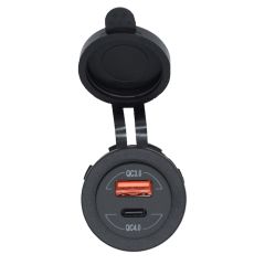 Bluewater Round Dual UsbUsbC Charger-small image