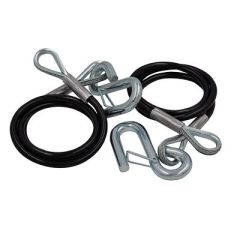 CE Smith Safety Cables 5000lb Capacity Pvc Coated Pair-small image