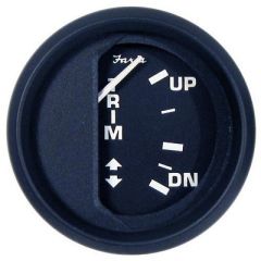 Faria Euro Black 2 Trim Gauge JESuzuki Outboard-small image