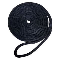 Robline Premium Nylon Double Braid Dock Line 12 X 35 Black-small image