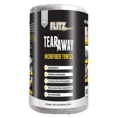 Flitz 12 X 12 TearAway Microfiber Towels Grey 30Pack-small image