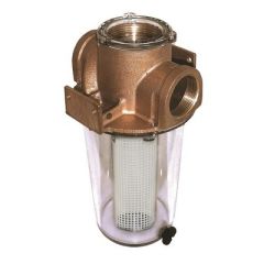 Groco Arg1250 Series 114 Raw Water Strainer WNonMetallic Plastic Basket-small image