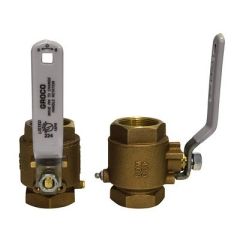 Groco 1 Npt Bronze InLine Ball Valve-small image