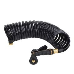 Hosecoil Commercial Pilot Pro 25 Hose Kit WBoat Bumper Metal Body Nozzle-small image