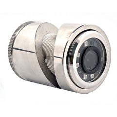 Iris 3mp Compact 316l Stainless Steel ThruHullPanel Ip Camera 28mm Lens-small image