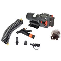 Johnson Aqua Jet 5.2 GPH Washdown Pump Kit w/Hose 12V-small image